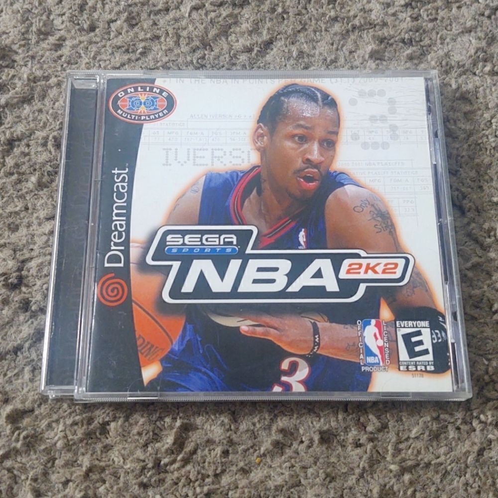Sega Sports NBA 2K2 Dreamcast COMPLETE PRE-OWNED